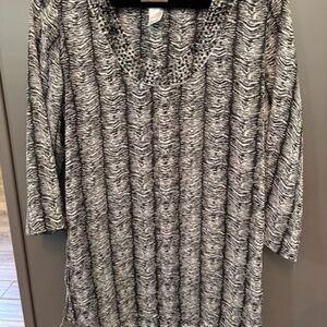 TOMMY BAHAMA WOMAN’S POLYESTER/BEADED BEACH COVERUP